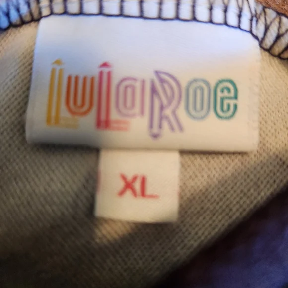 LulaRoe brown polka dot skirt. Size XL - Picture 2 of 8